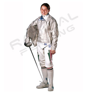 RF PBT Womens Inox, Washable Electric Sabre Jacket, Lame - Radical Fencing: the Best Fencing Equipment