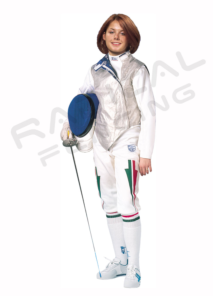 RF PBT Womens Inox, Washable Electric FOIL Jacket, Lame Radical Fencing