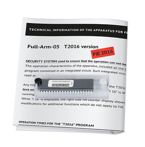 RF FA Favero new timing chip for Arm 05 according to T2016 rules - Radical Fencing: the Best Fencing Equipment